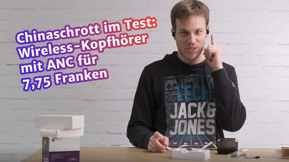 Chinaschrott im Test: Kabellose Kopfhörer mit ANC für nicht einmal 10 Stutz