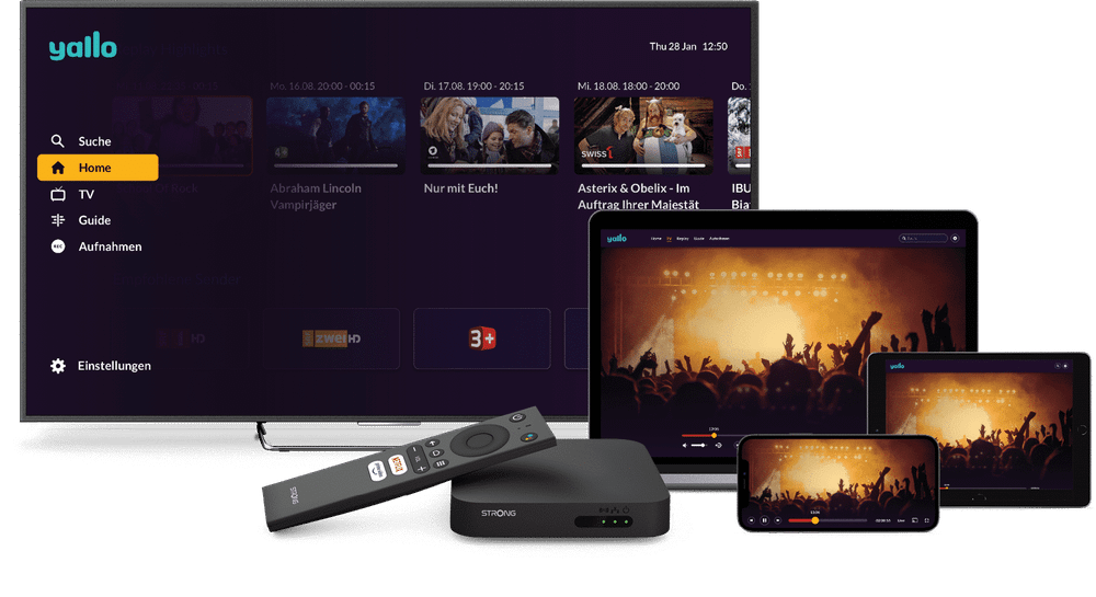 yallo lanciert eigenes TV-Angebot