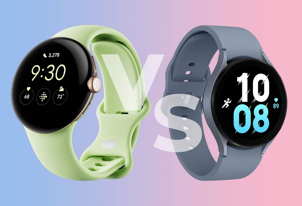 Google Pixel Watch vs. Samsung Galaxy Watch 5:  Welche Smartwatch ist besser?