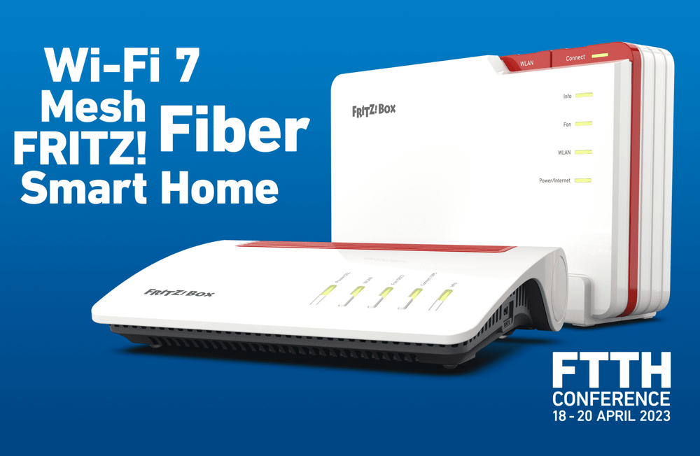 AVM zeigt neue Fritz!Boxen mit Wi-Fi 7