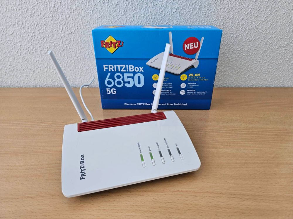 Fritz!Box 6850 5G: Taugt die 5G-Box für den Büroalltag?