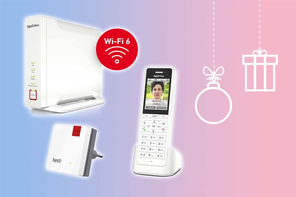 4. Adventstor: WI-FI 6 Package von Fritz!Box