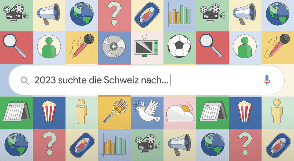 Das hat die Schweizer Bevölkerung 2023 am meisten gegoogelt