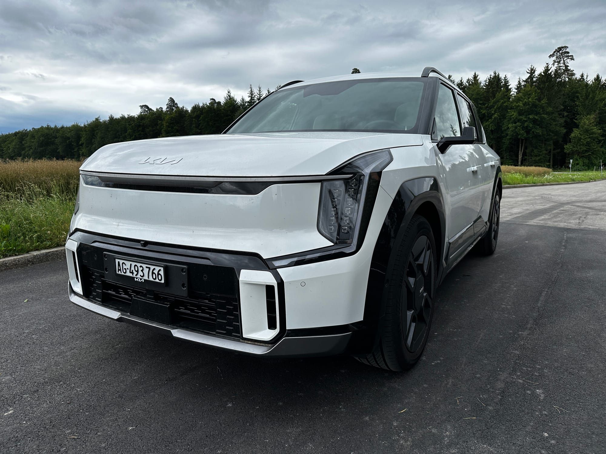 Frontansicht des Kia EV9 GT-Line