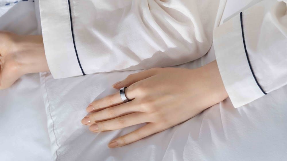 Samsung Galaxy Ring der ersten Generation in Silber
