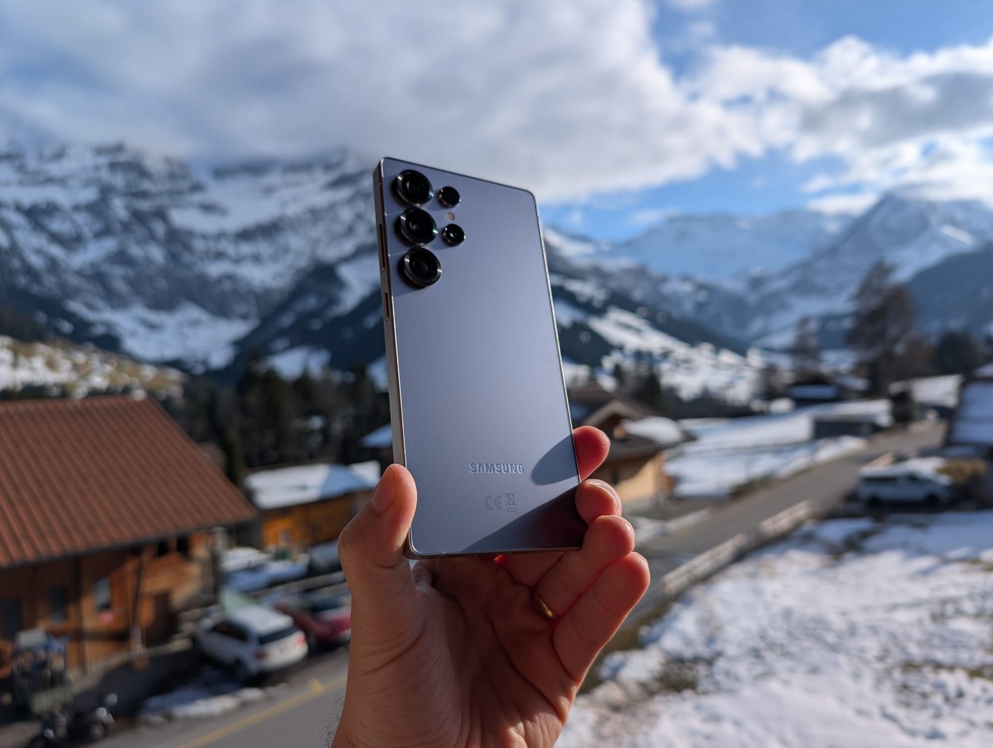 Das Samsung Galaxy S25 Ultra in Adelboden (Bern)