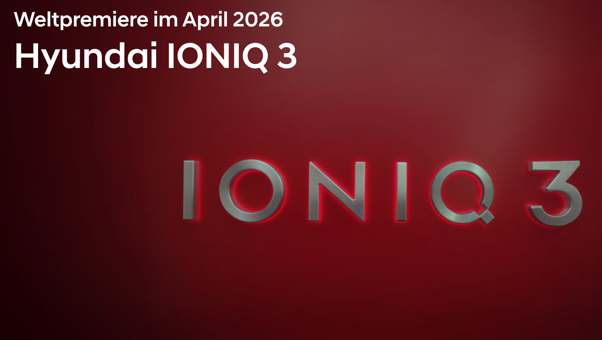 IONIQ 3: Hyundai nennt endlich ein Zeitraum für die Vorstellung