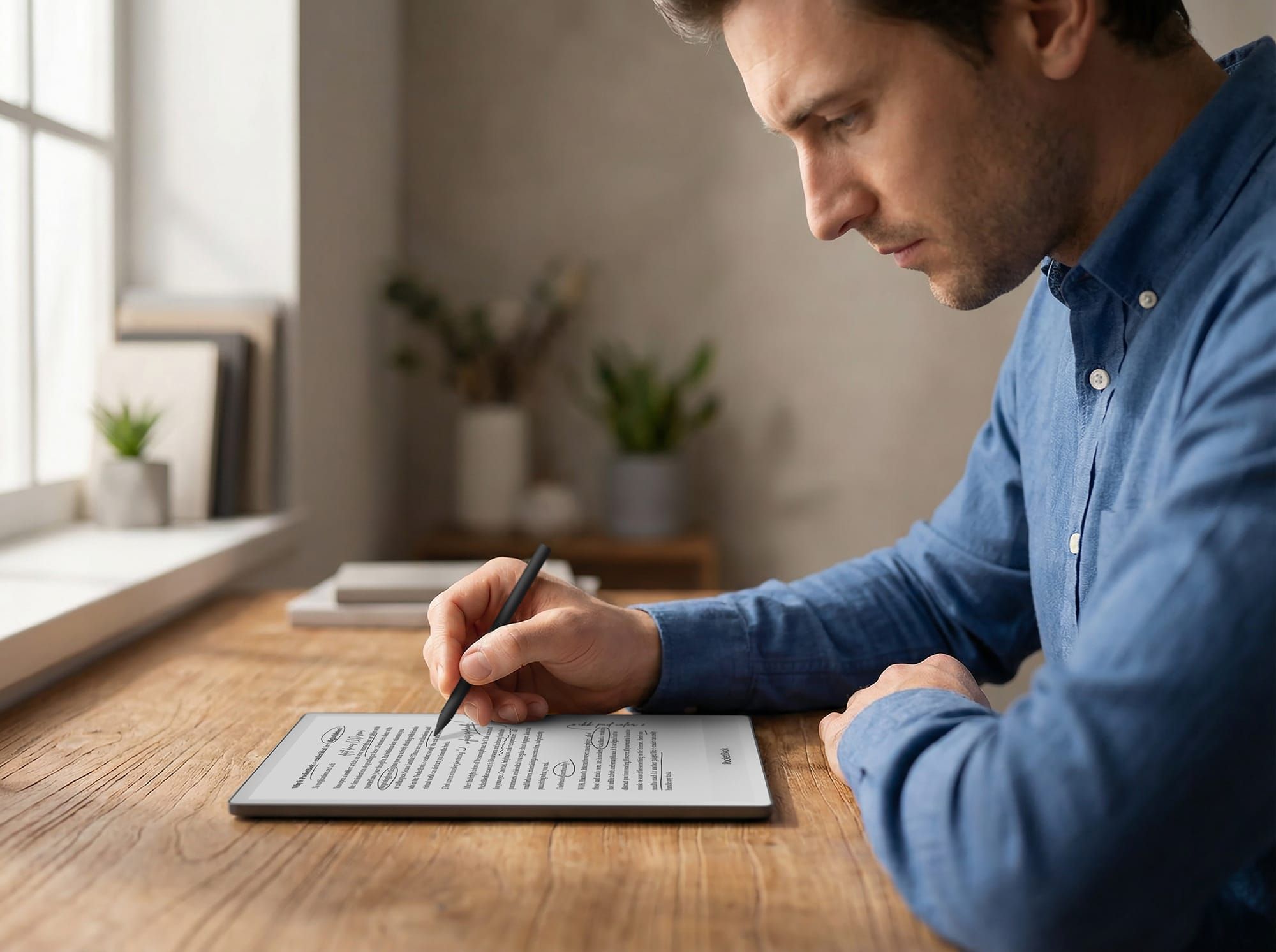 Das InkPad One richtet sich an Leseratten, Studentinnen und Leute, die auf der Arbeit gerne Notizen machen – oder lesen.