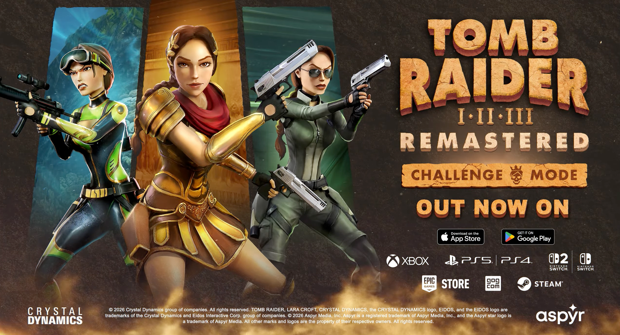 Sorgt für Unmut: Das neue Update für die Remaster von «Tomb Raider 1-3».