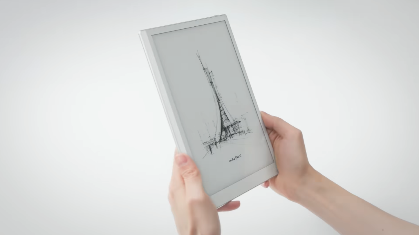 Das Boox Go Tablet 10.3 kommt in schickem Weiss daher.