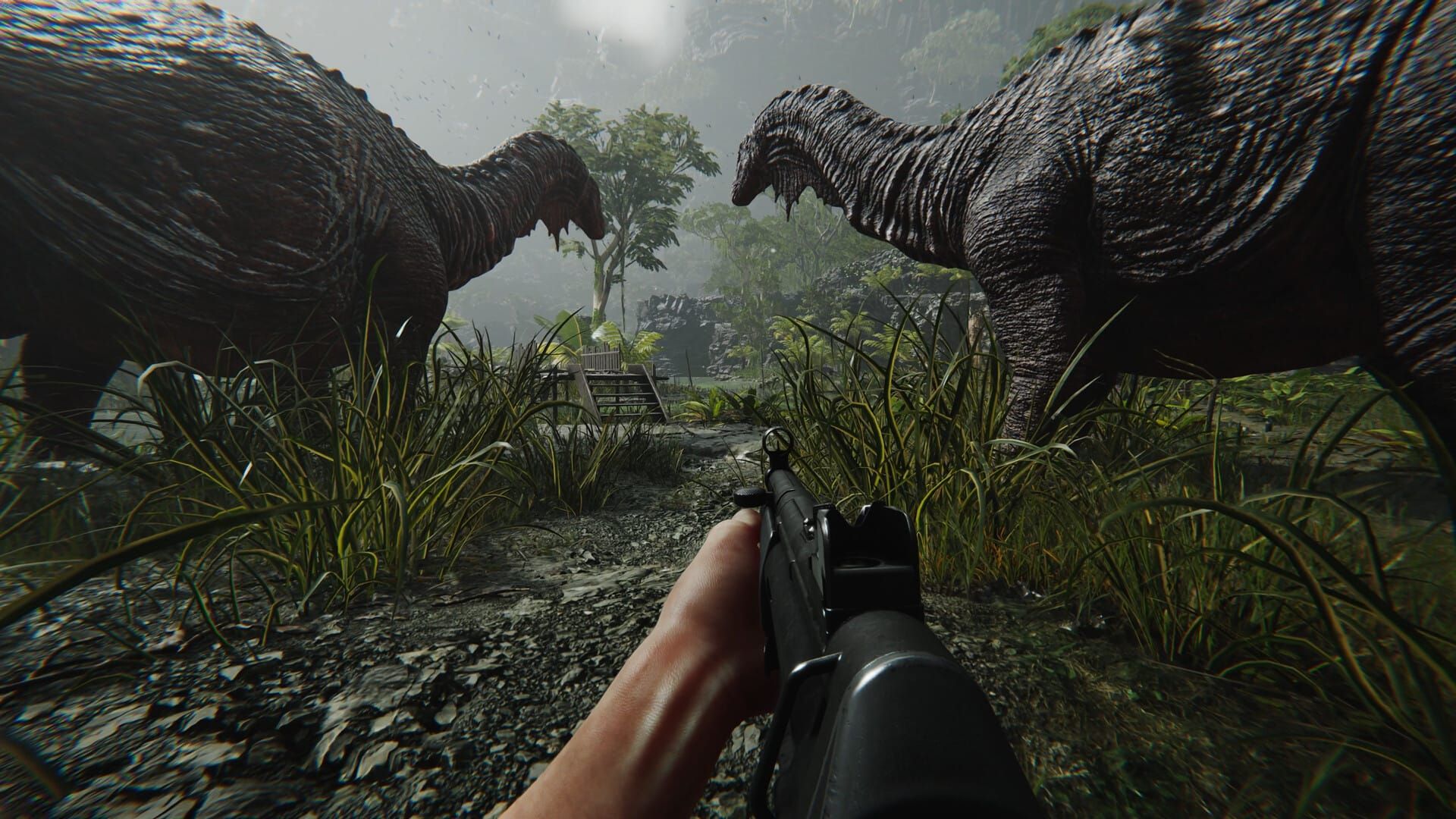 Dinos, unheimliche Insel und jede Menge Feuerkraft: «Ferocious» setzt auf Action und Survival.