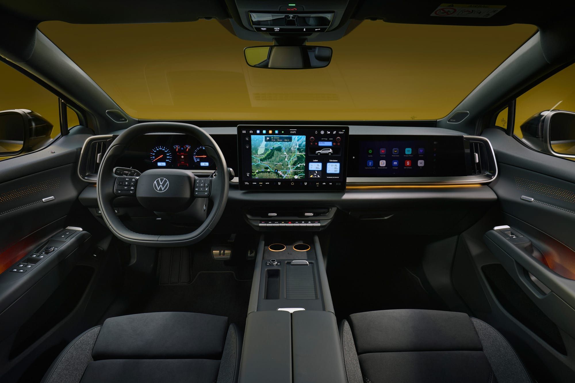 Beim ID. Tiguan kehren physische Tasten wieder ins Cockpit zurück. 