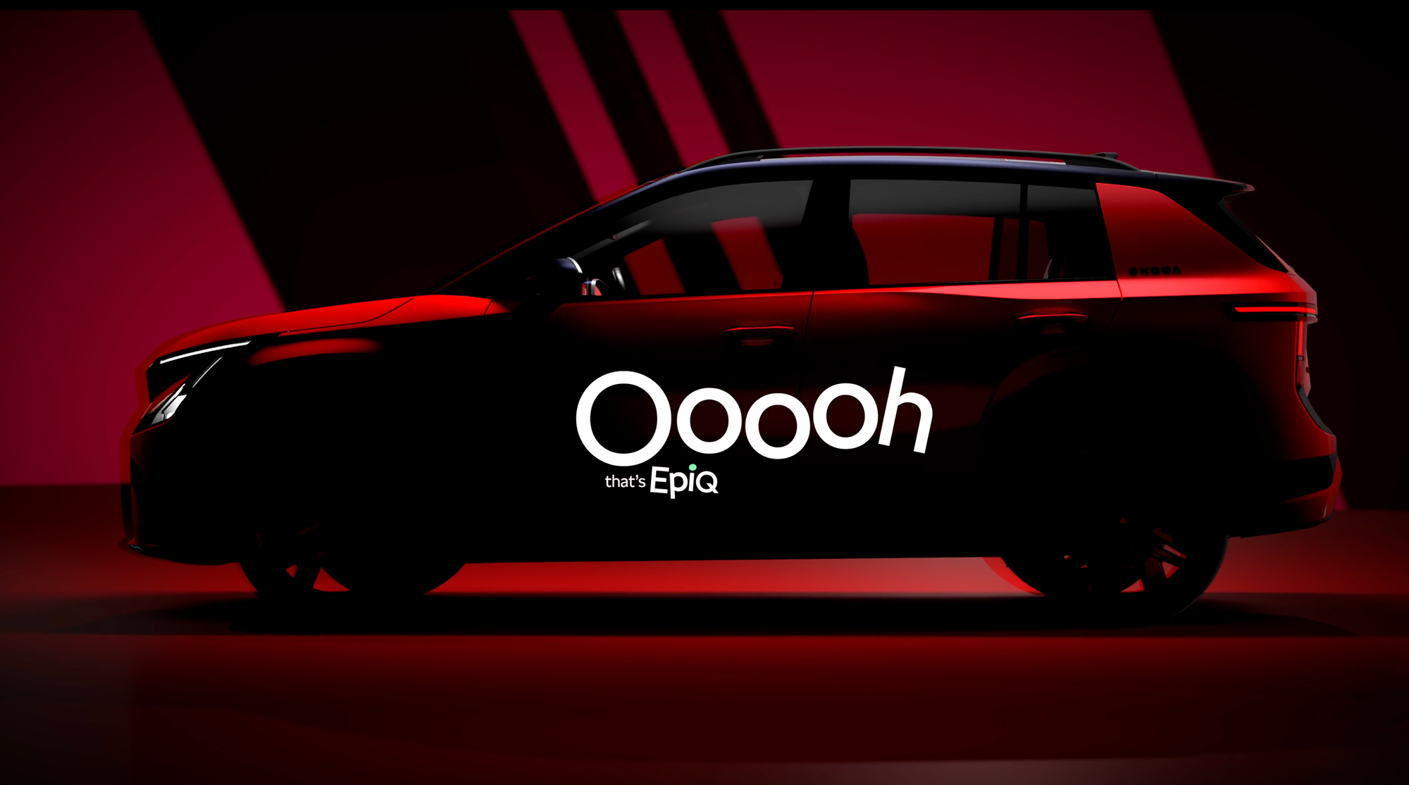 Das Bild zeigt den Skoda Epiq in der Ausführung Sportline. 
