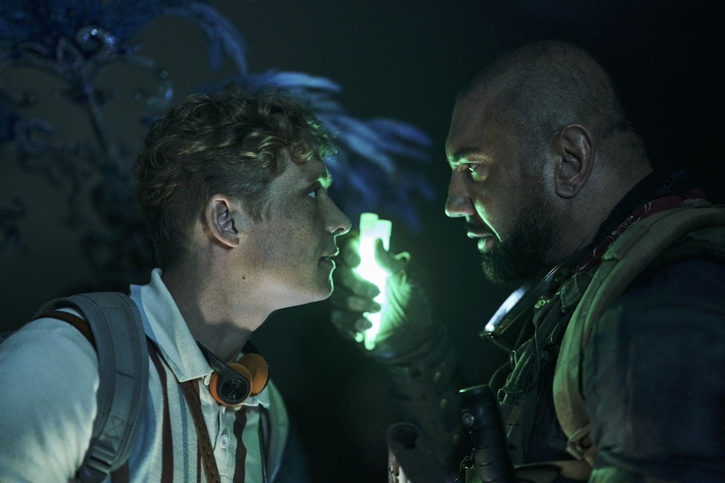 Army of the Dead Szene mit Matthias Schweighöfer und Dave Bautista