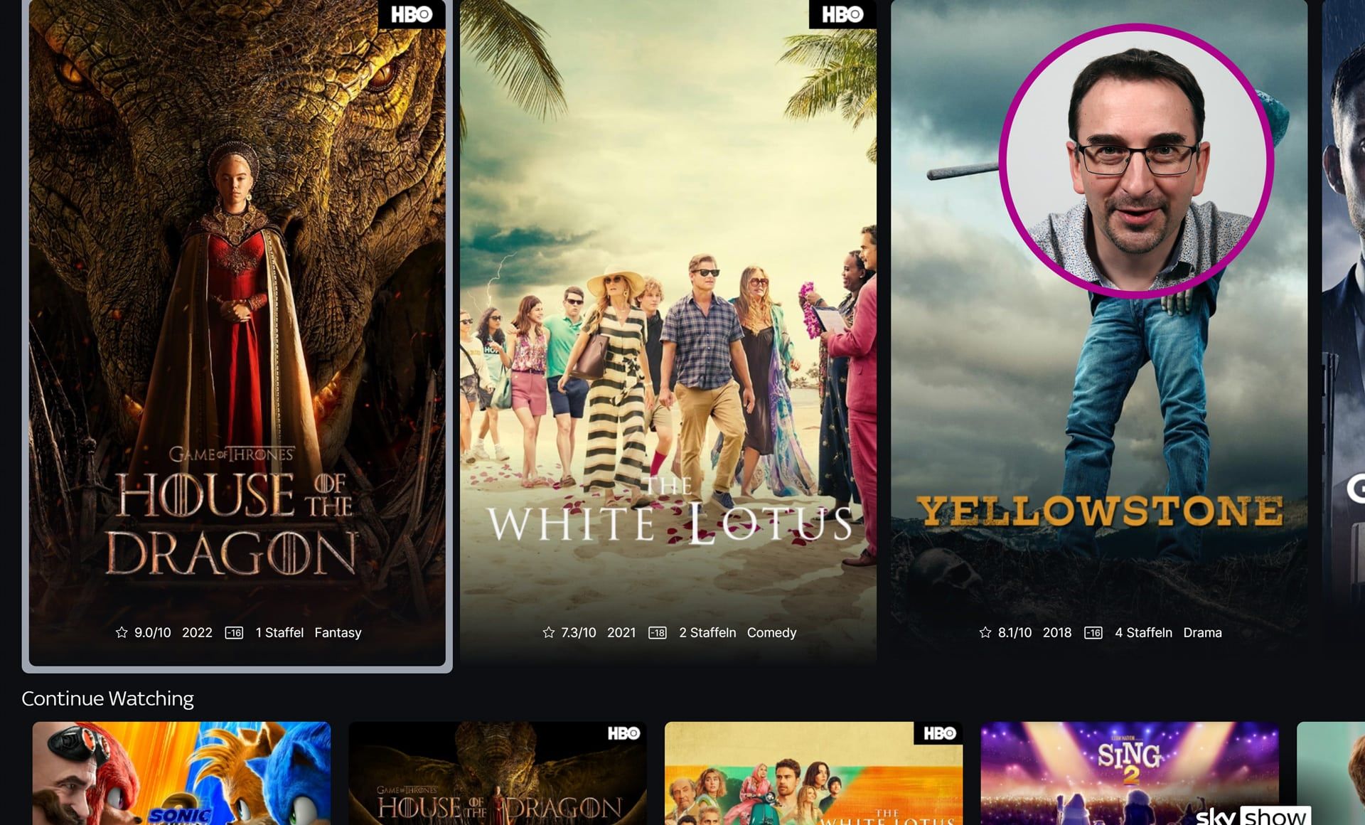 Sky Show: Neue App und Interview mit Nicolas Stefani.