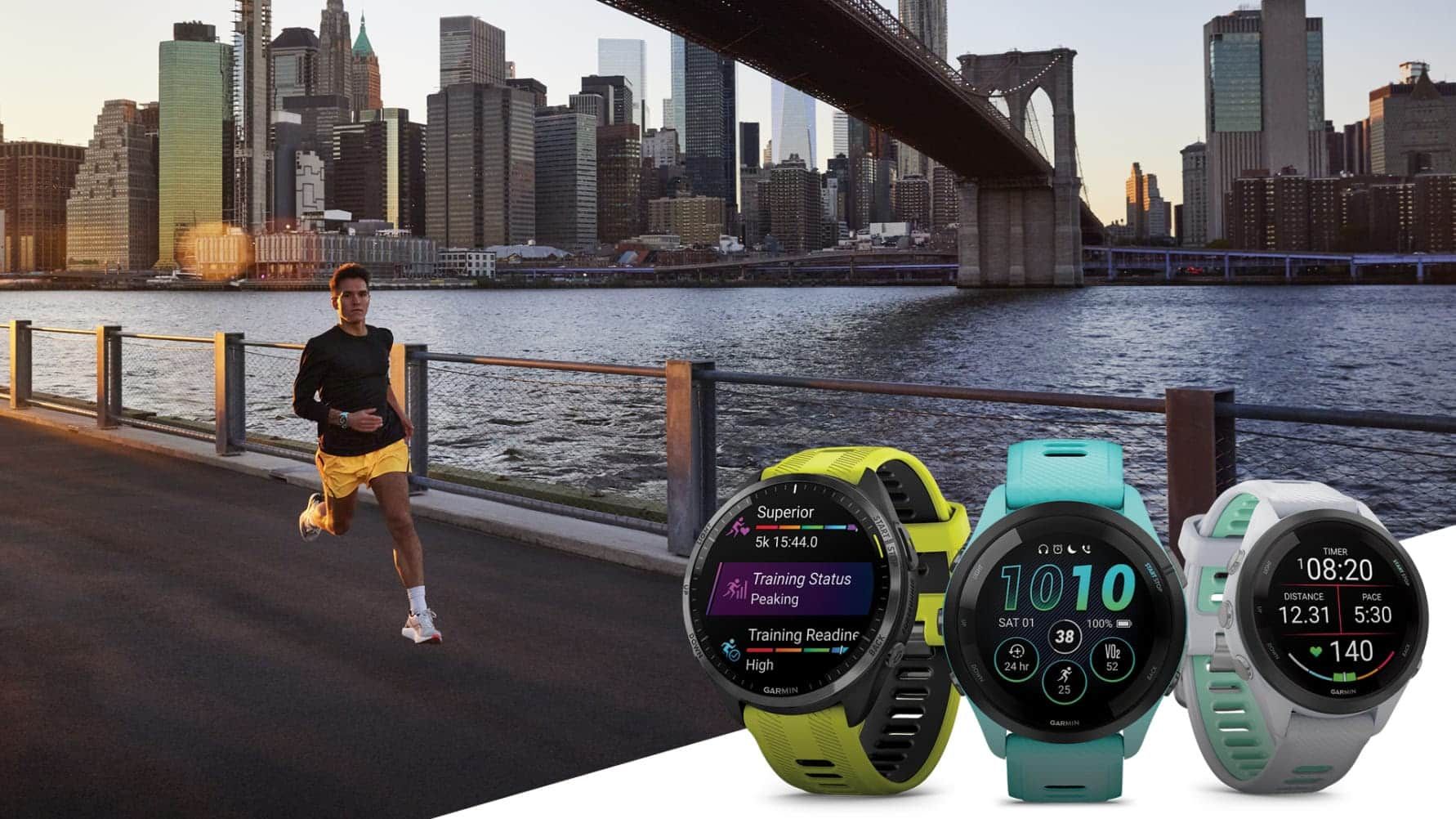 Der Garmin Forerunner 265 und Forerunner 965