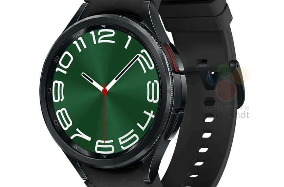 Die Samsung Galaxy Watch 6 classic in Schwarz