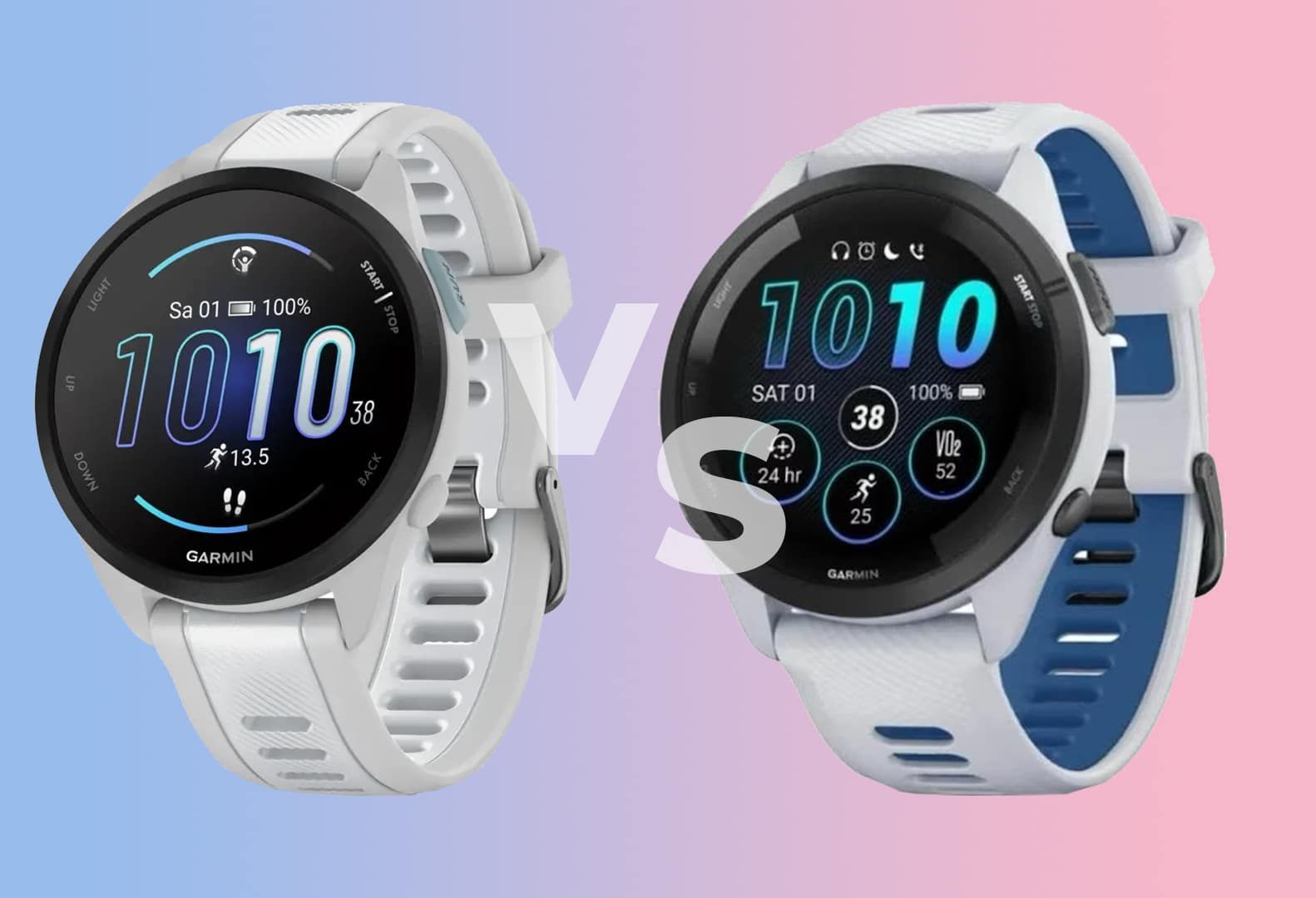 Garmin Forerunner 165 vs Garmin Forerunner 265