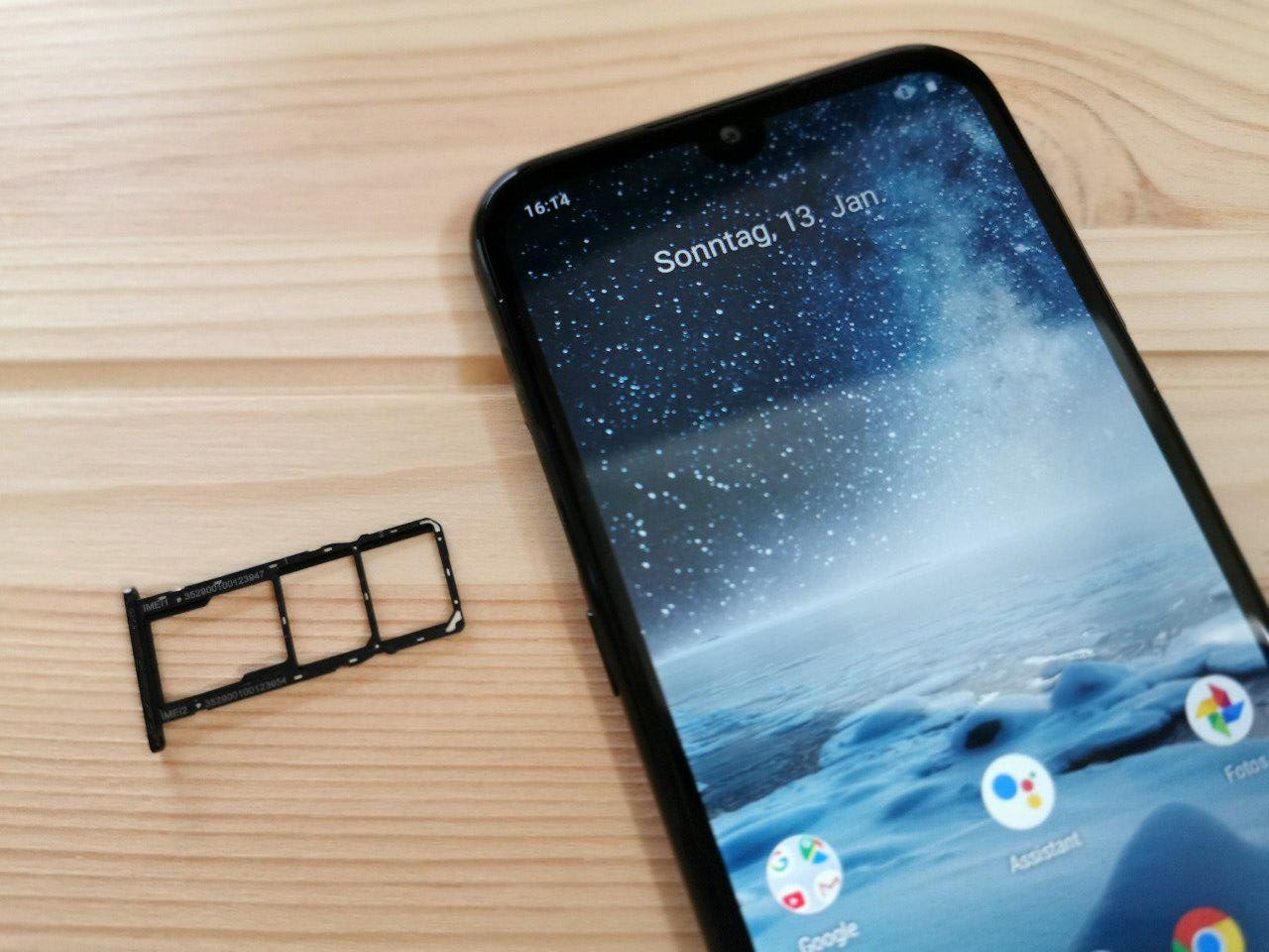 Nokia 4.2 Anzahl Sim-Karten und Info Speicherkarte