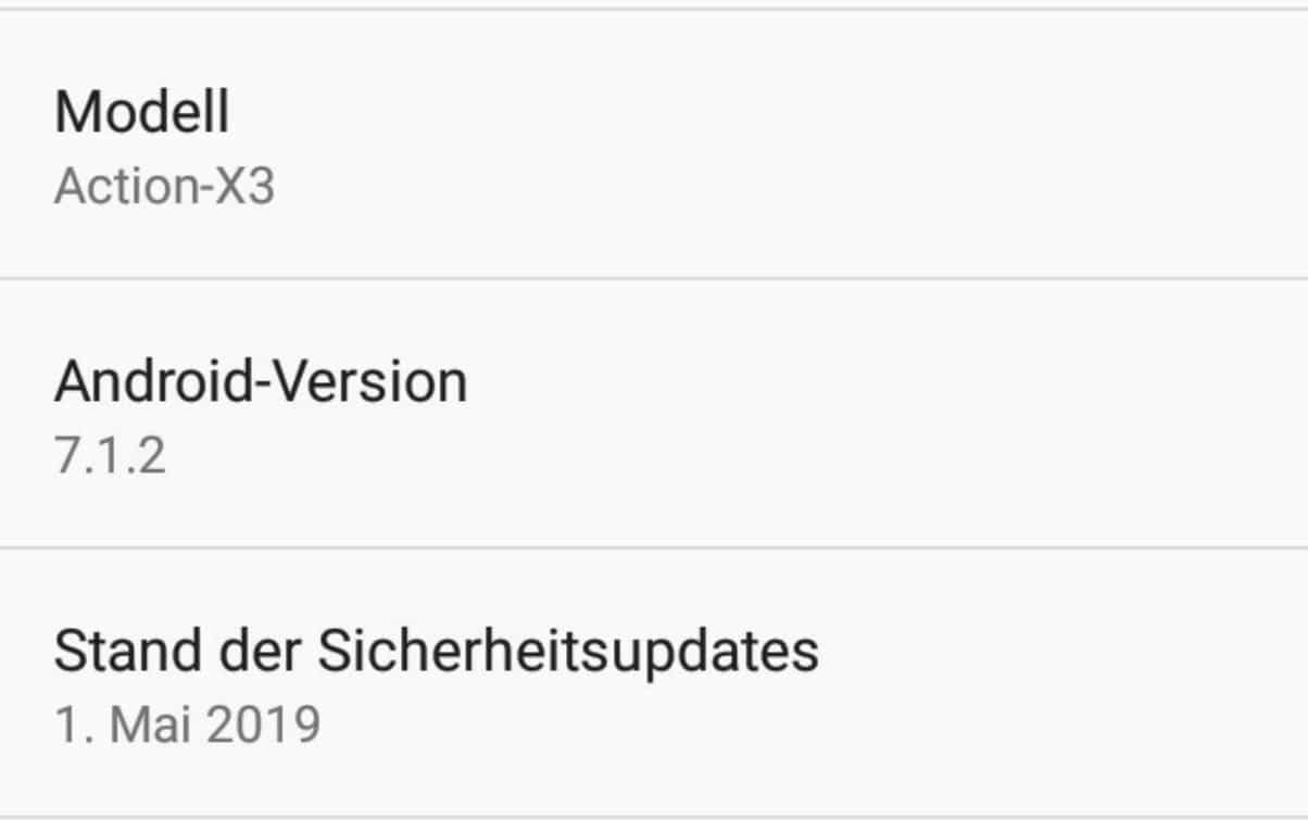 Outdoor-Smartphone Handy Crosscall Action X-3 Software Android