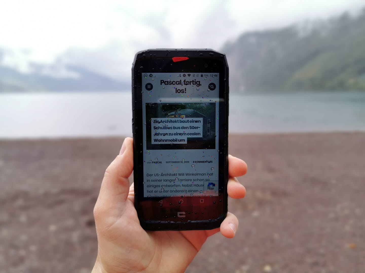 Outdoor-Smartphone Handy Crosscall Action X-3 Test Review