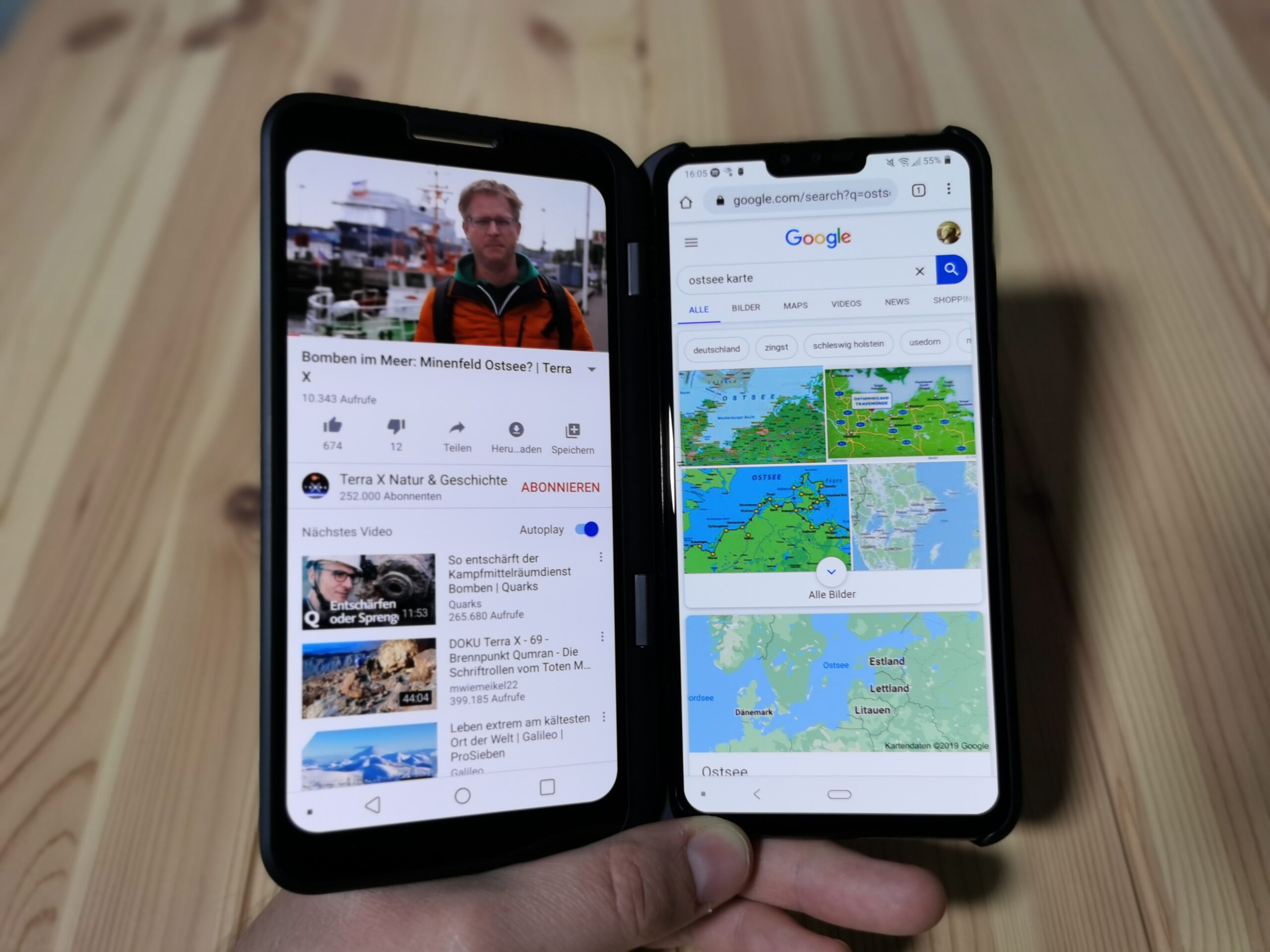 LG V50 ThinQ 5G Dual Screen Test