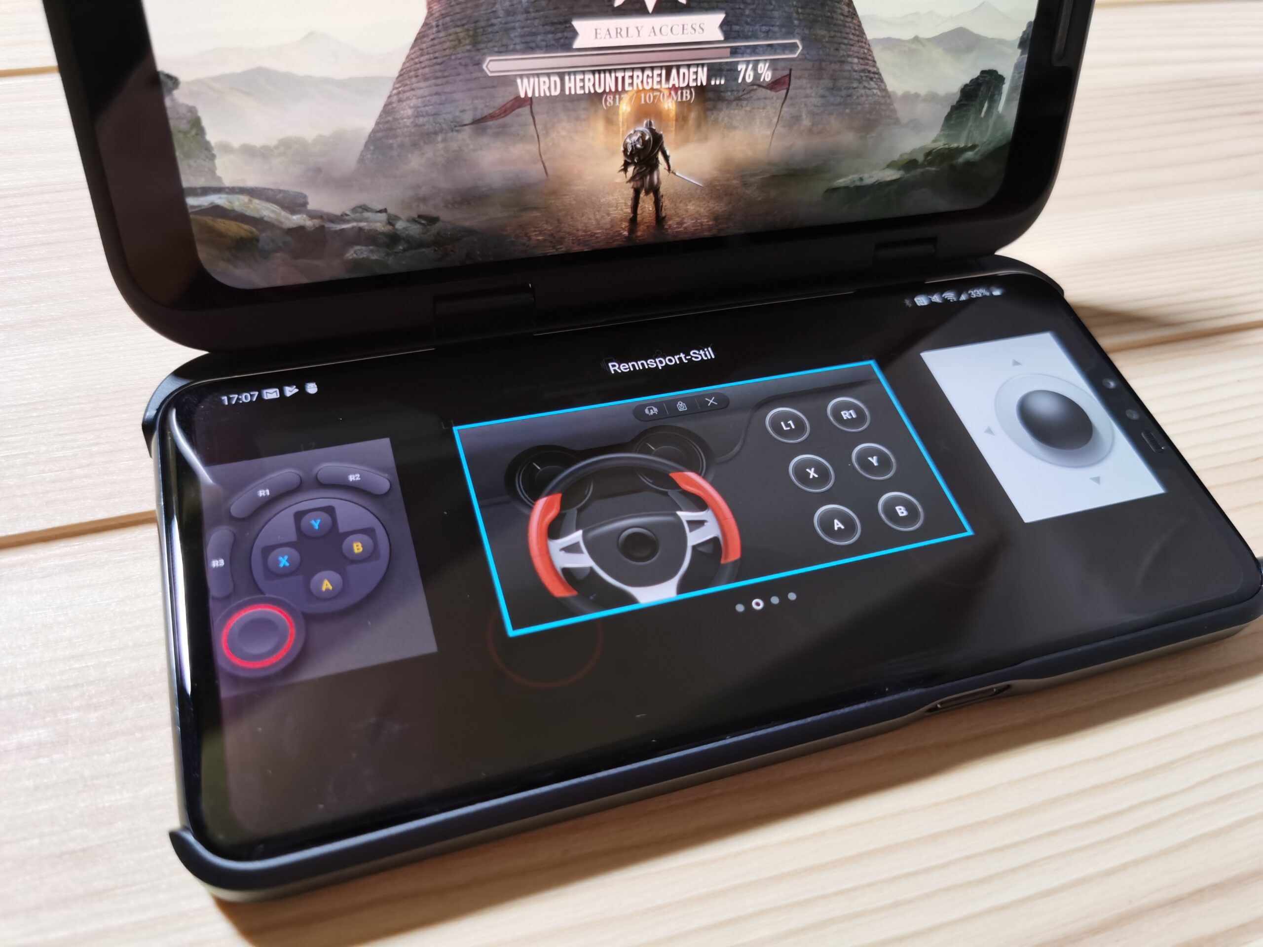 LG V50 ThinQ 5G Dual Screen Gamepad
