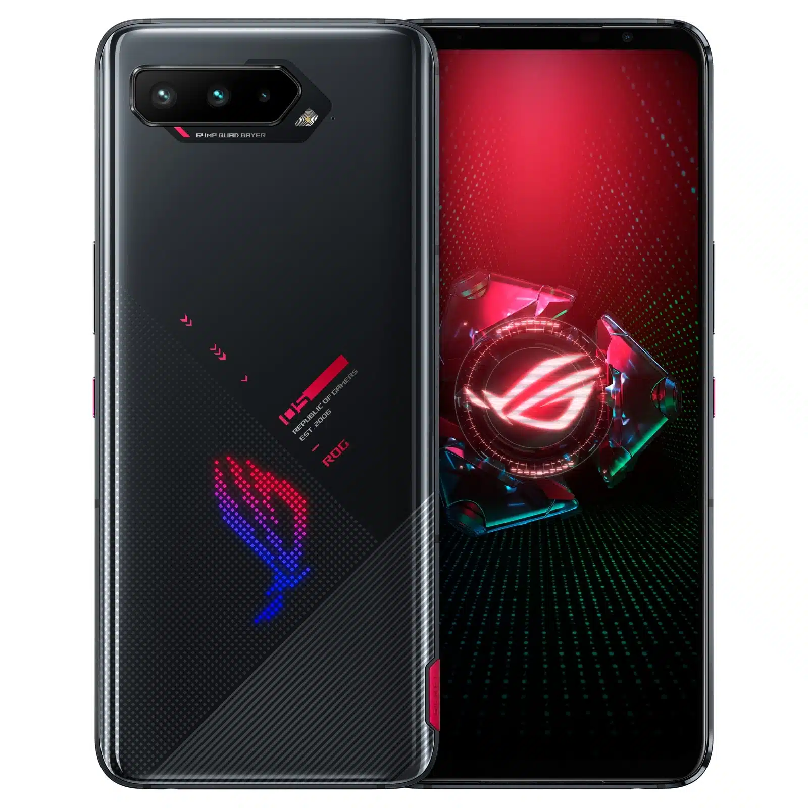 Das Asus ROG Phone 5 in Schwarz