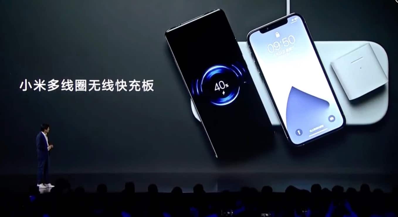 Xiaomi kabellose Ladestation für 3 Geräte mit 20 Watt gleichzeitig.