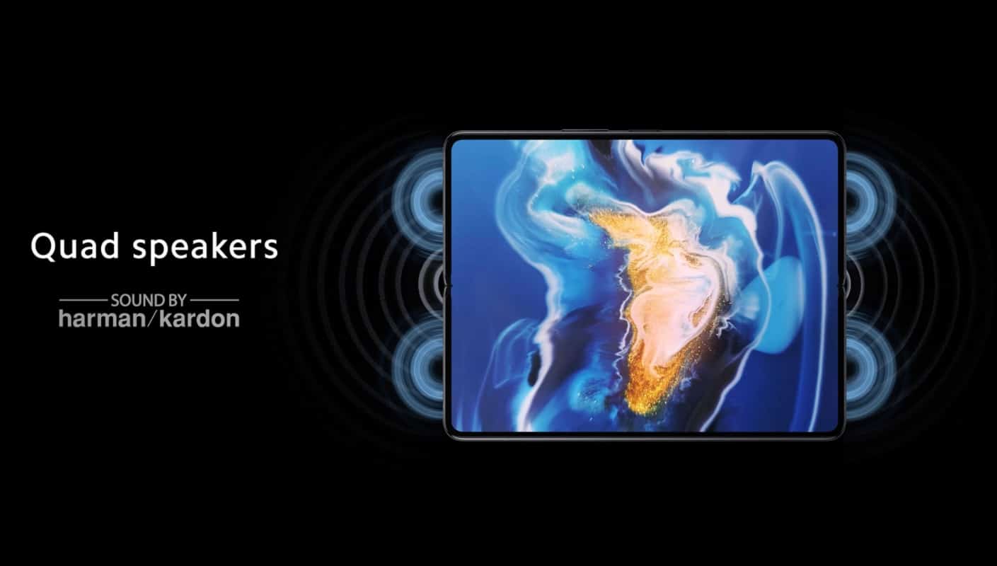 Xiaomi Mi Mix Fold mit vier Stereolautsprechern von Harman Kardon.