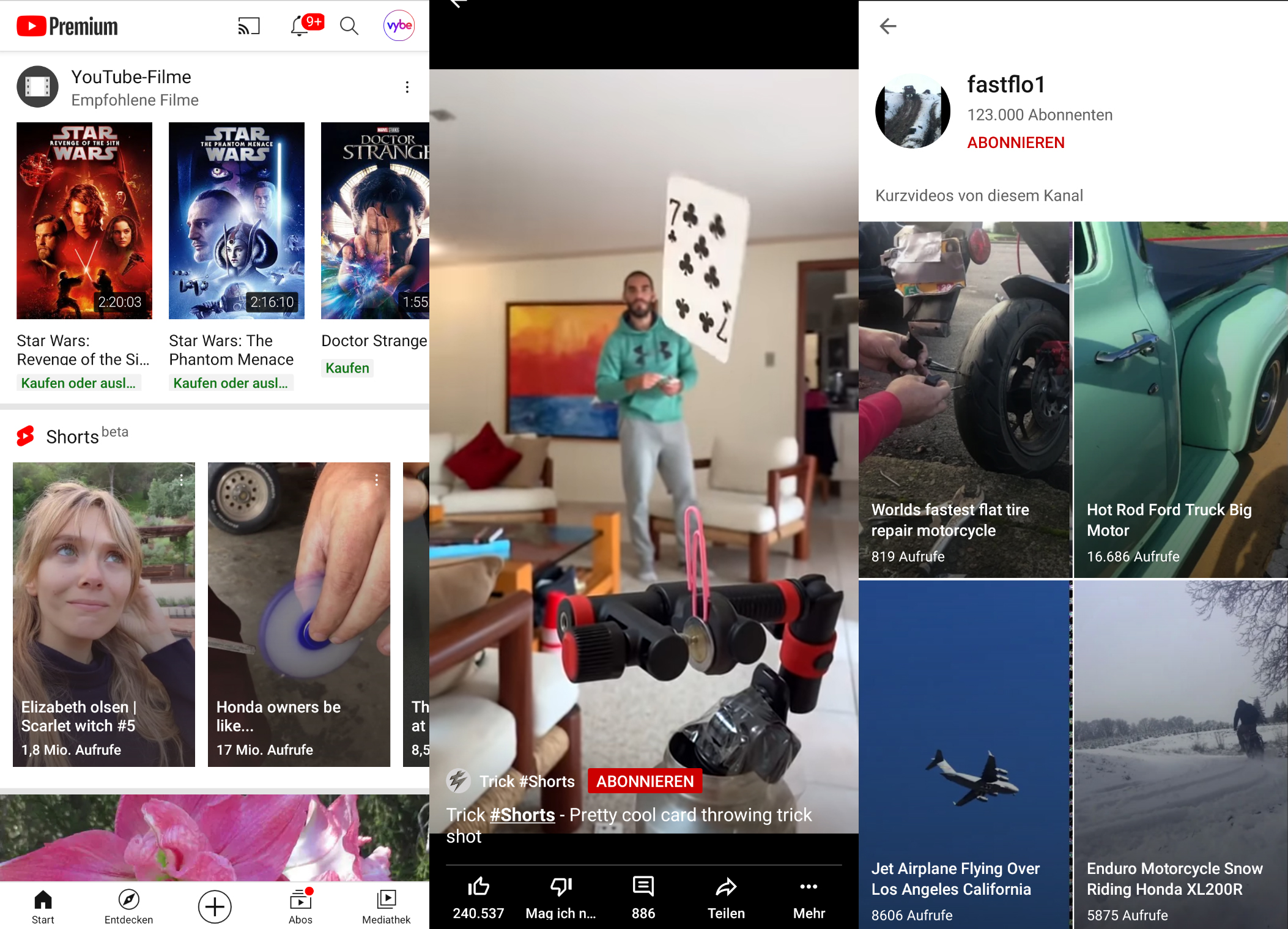 YouTube Shorts startet in der Schweiz.