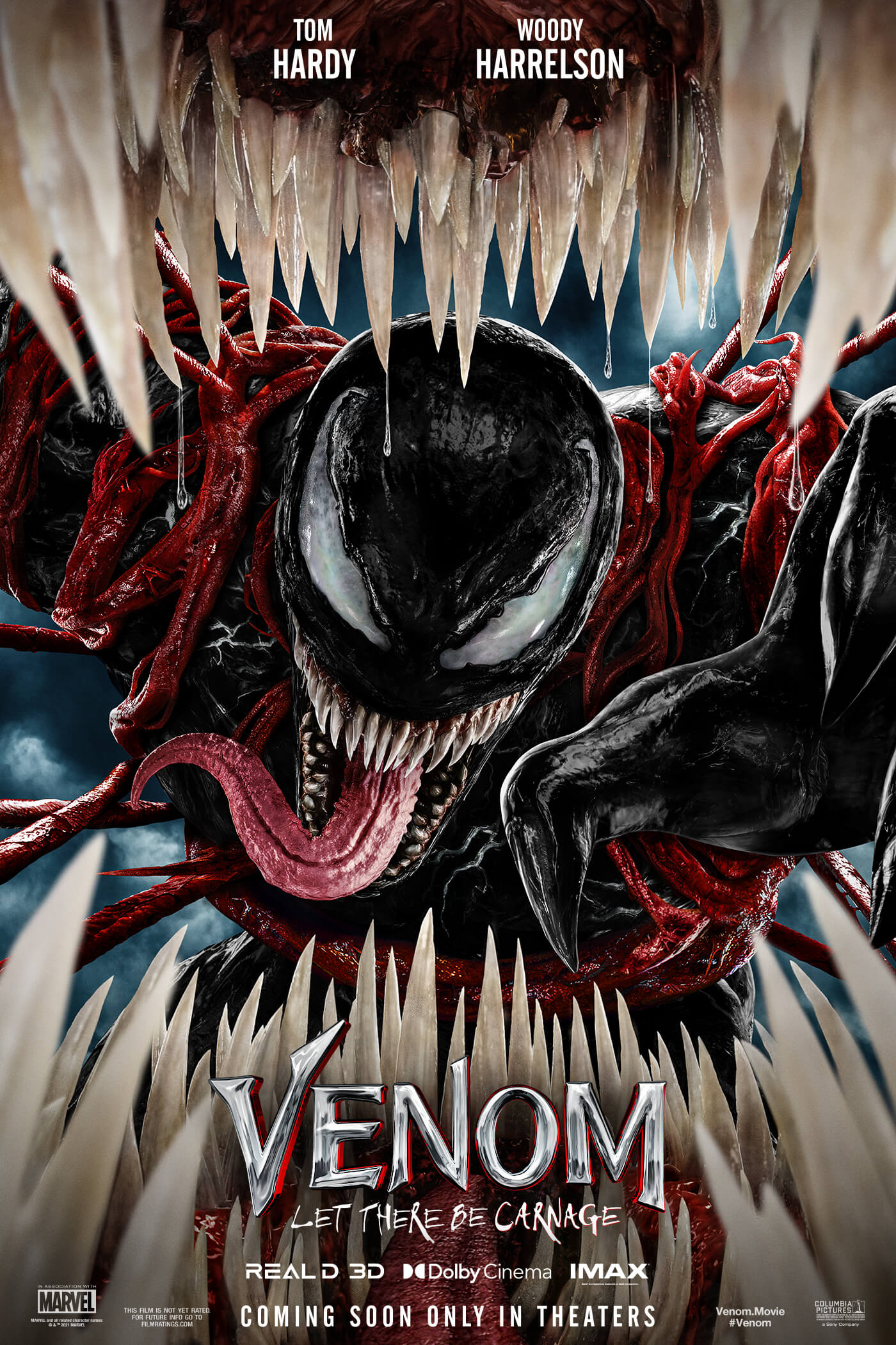 Venom 2: Let there be Carnage offizielles Poster zum Film.