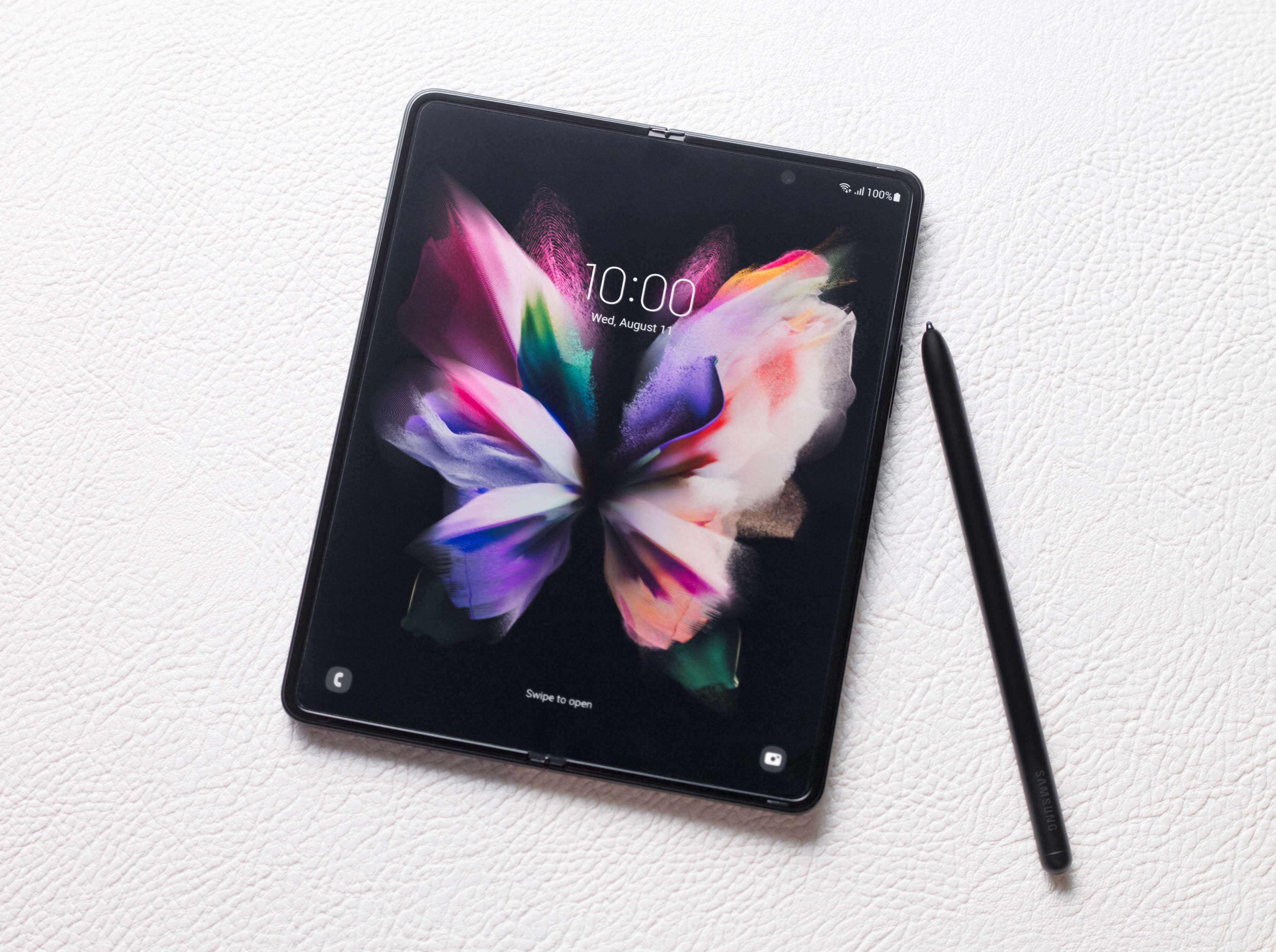 Samsung Galaxy Z Fold 3 5G mit S Pen Fold Edition.