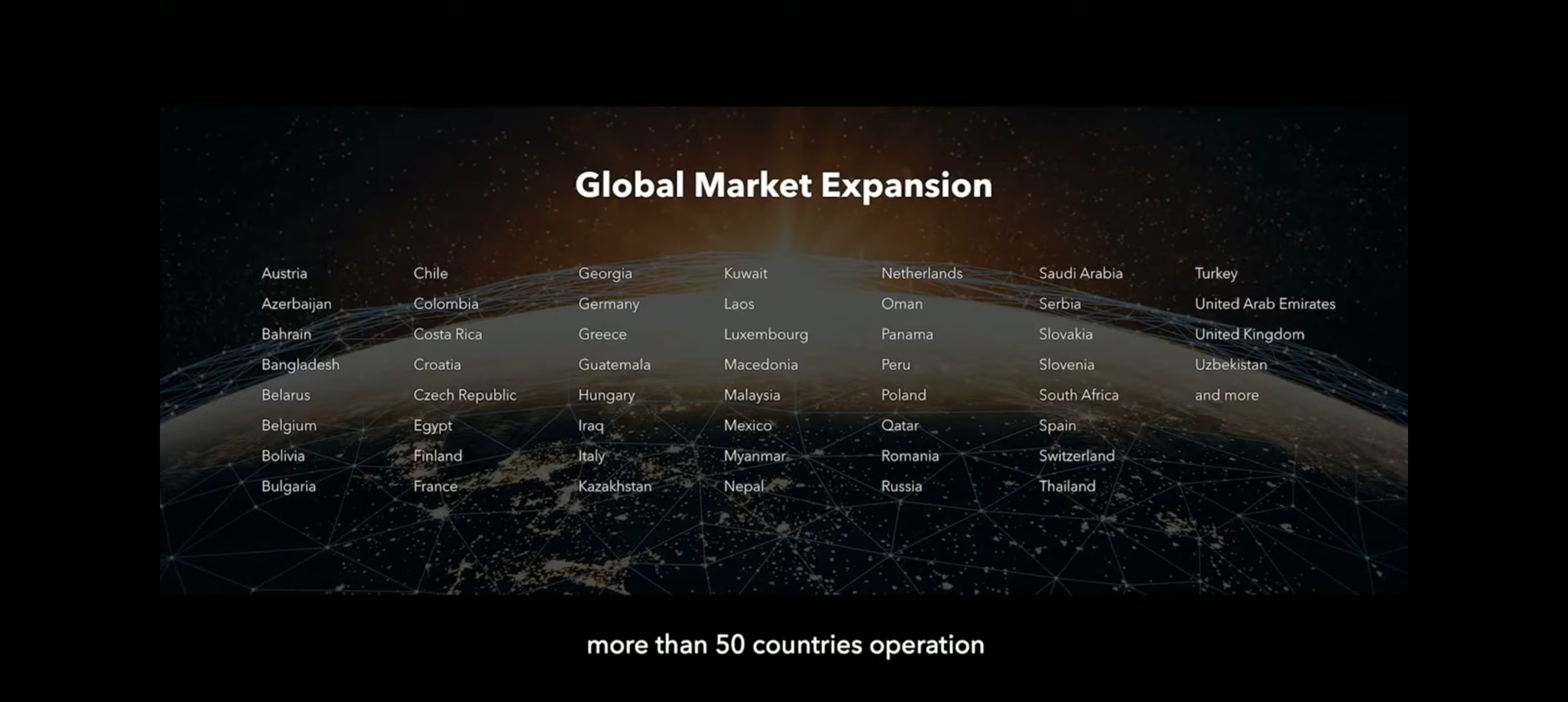 In 50 Länder wird Honor aktiv