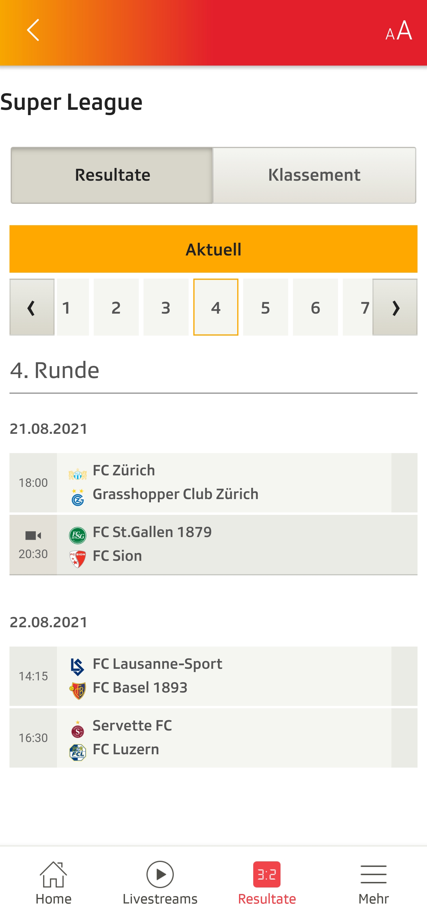SRF Sport-App