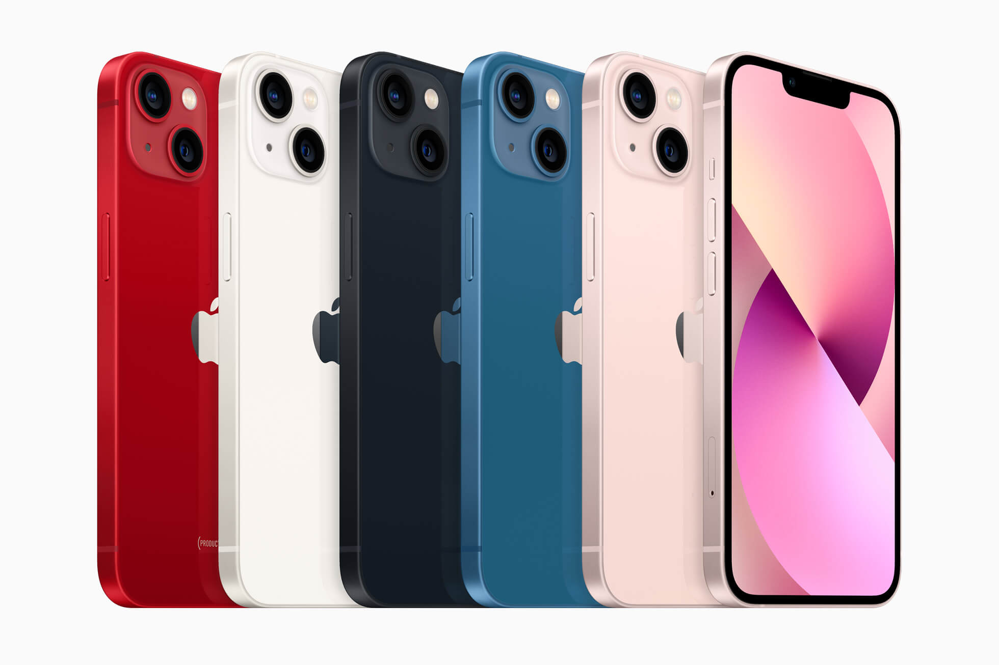 Apple iPhone 13 Mini und iPhone 13: Erhältliche Farben.
