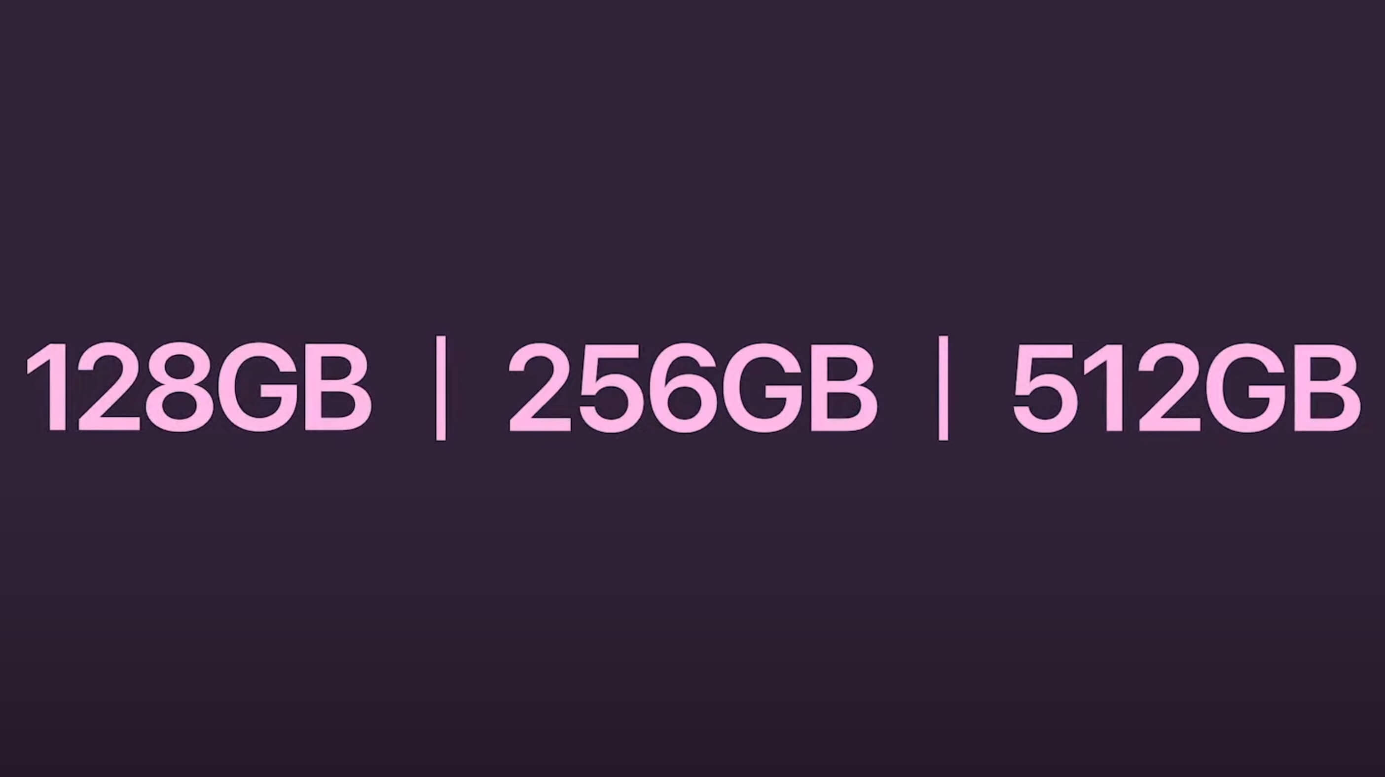 Appel iPhone 13 Pro Max: interner Speicher.