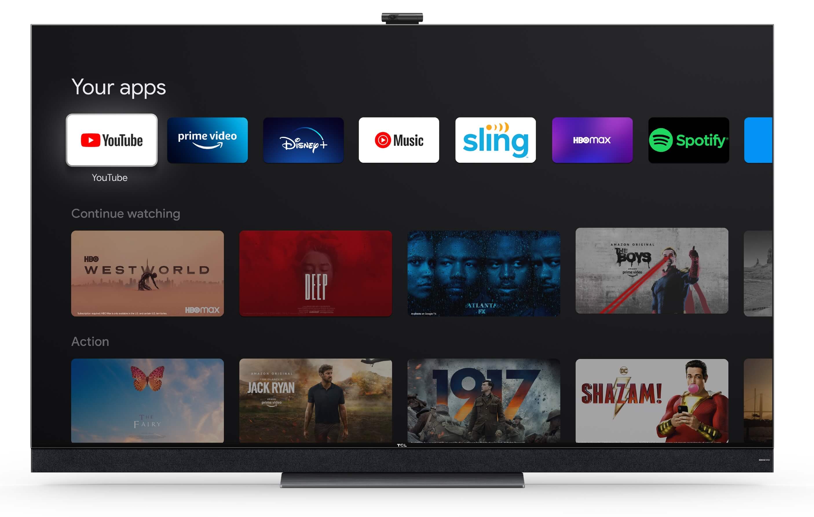 TCL X92 mit Google TV.