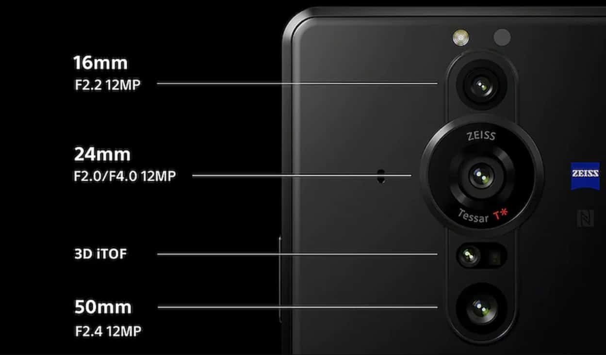 Sony Xperia Pro-I: Drei Kameras auf der Rückseite.