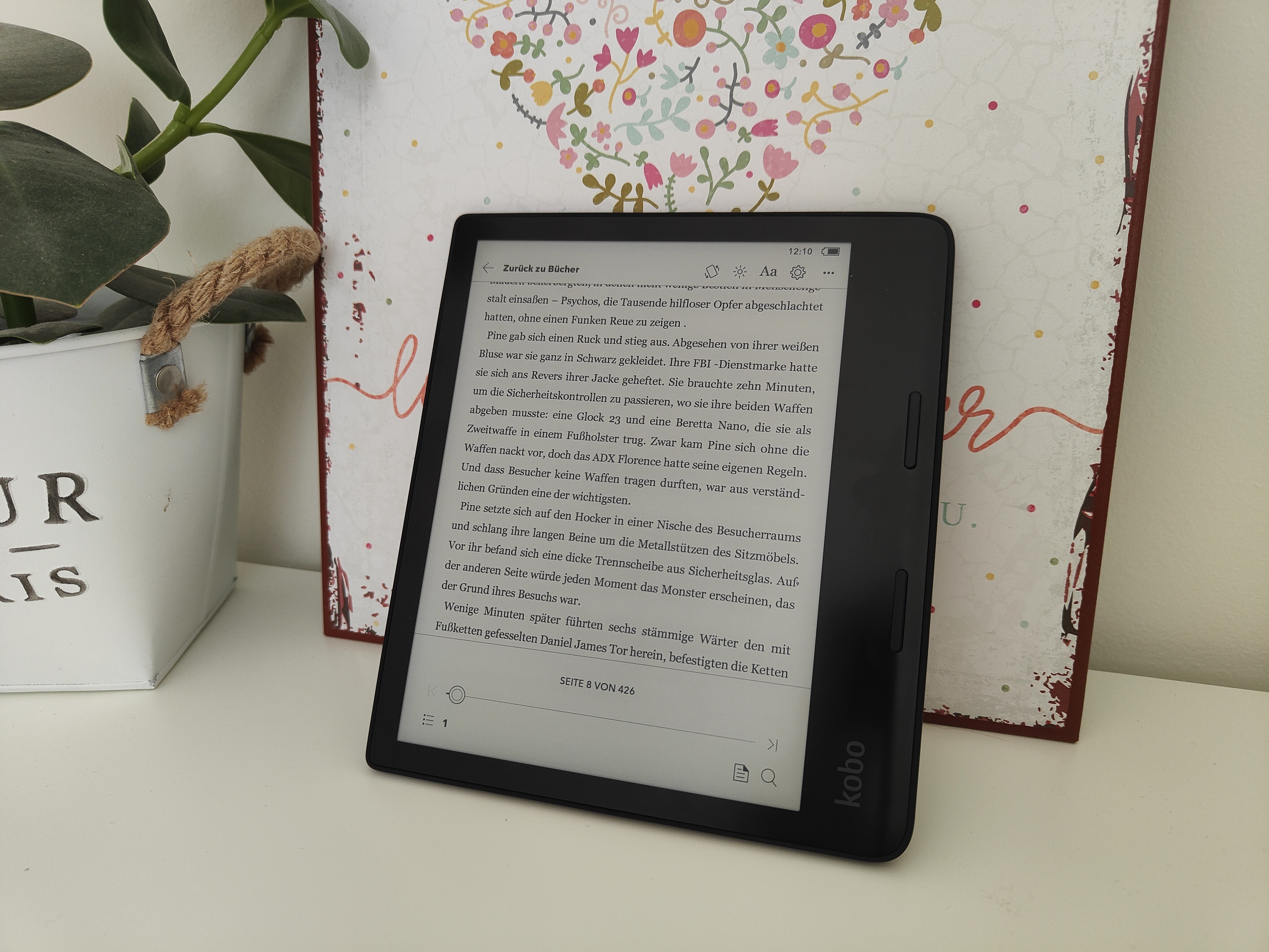 Kobo Sage Lesemodus