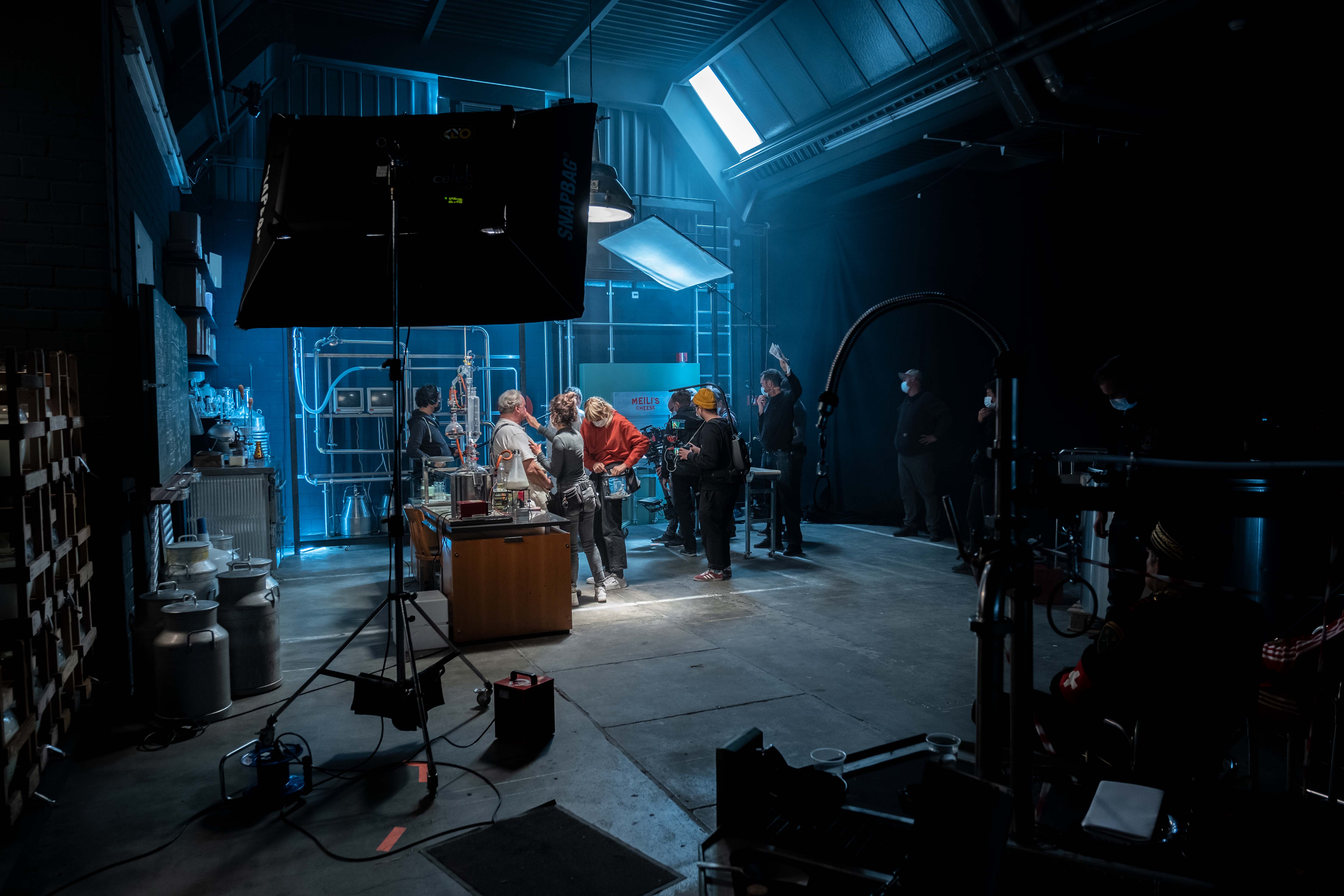 Setbesuch beim Dreh von Mad Heidi.