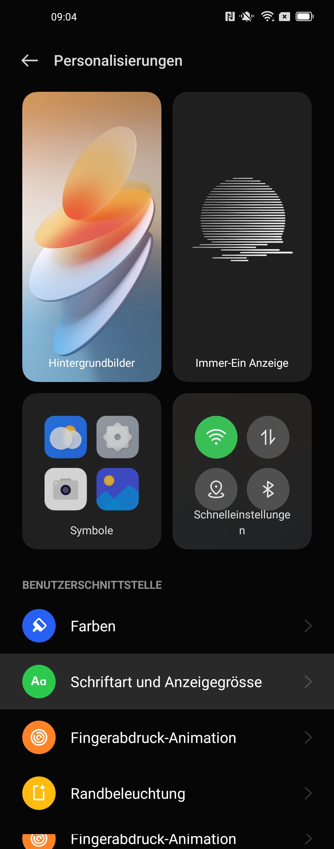 ColorOS 12 Personalisierung