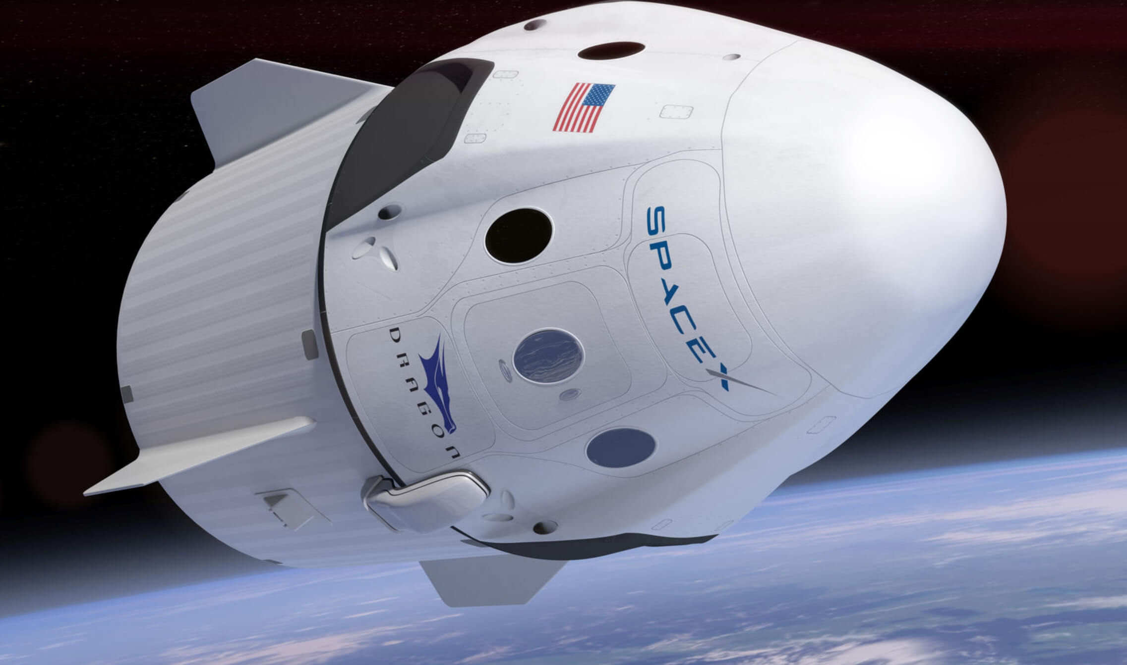 SpaceX Dragon-Kapsel.