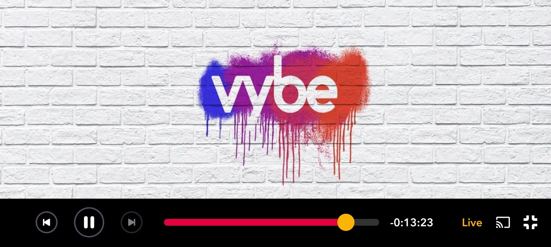 yallo TV Live-TV-Ansicht im Querformat