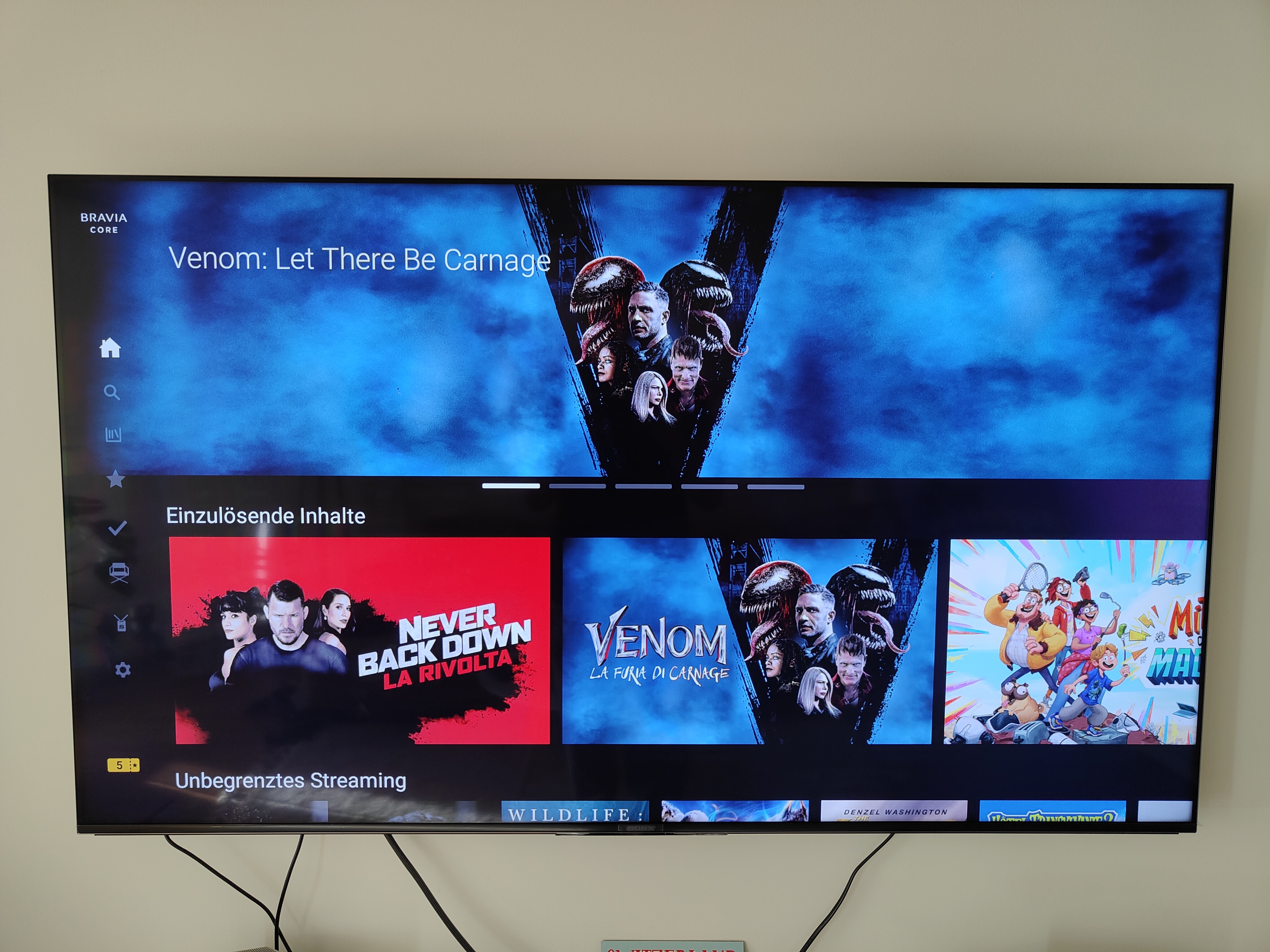 Sony X95J Bravia Core