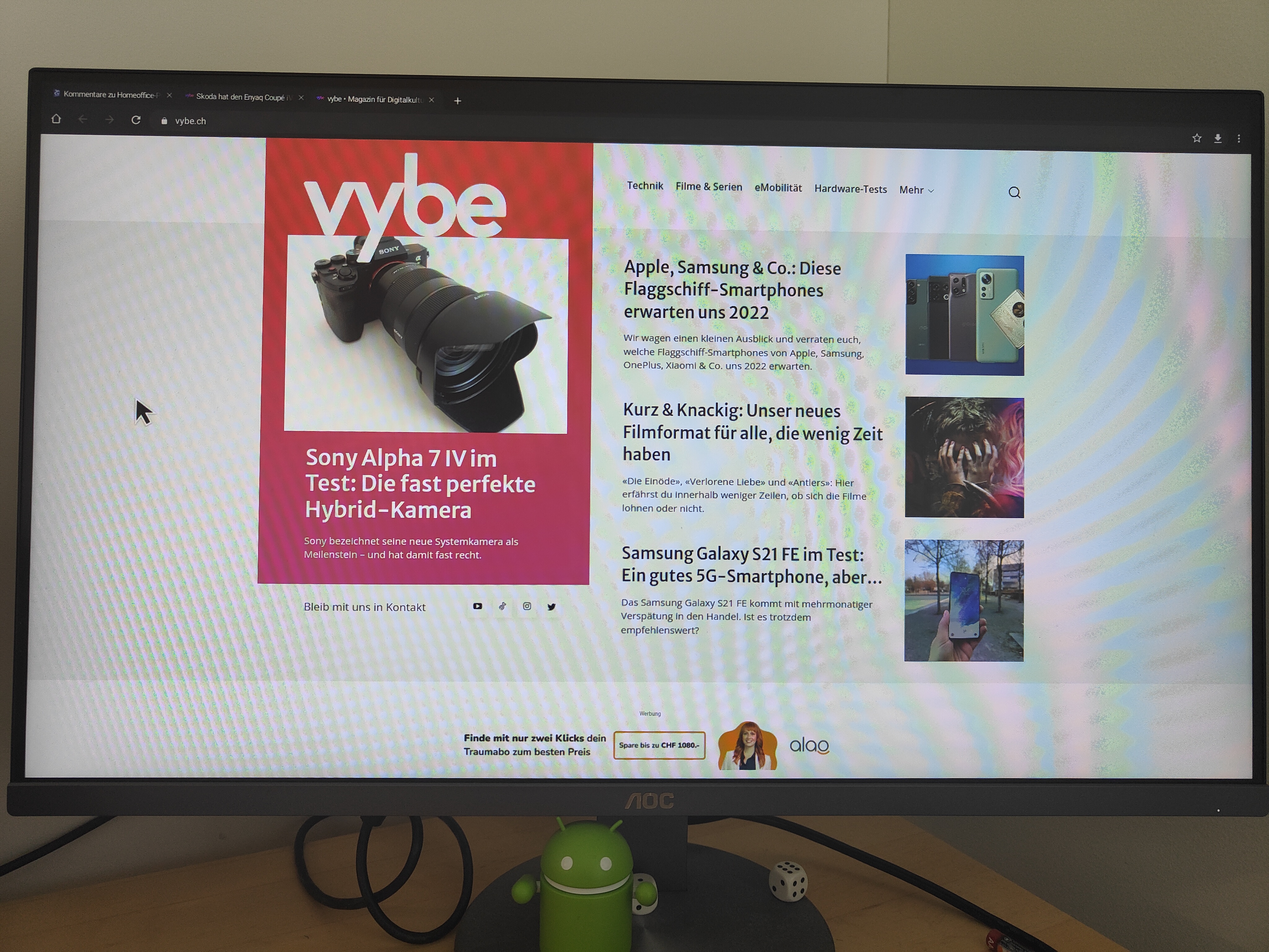 Mobiler Desktop Chorme