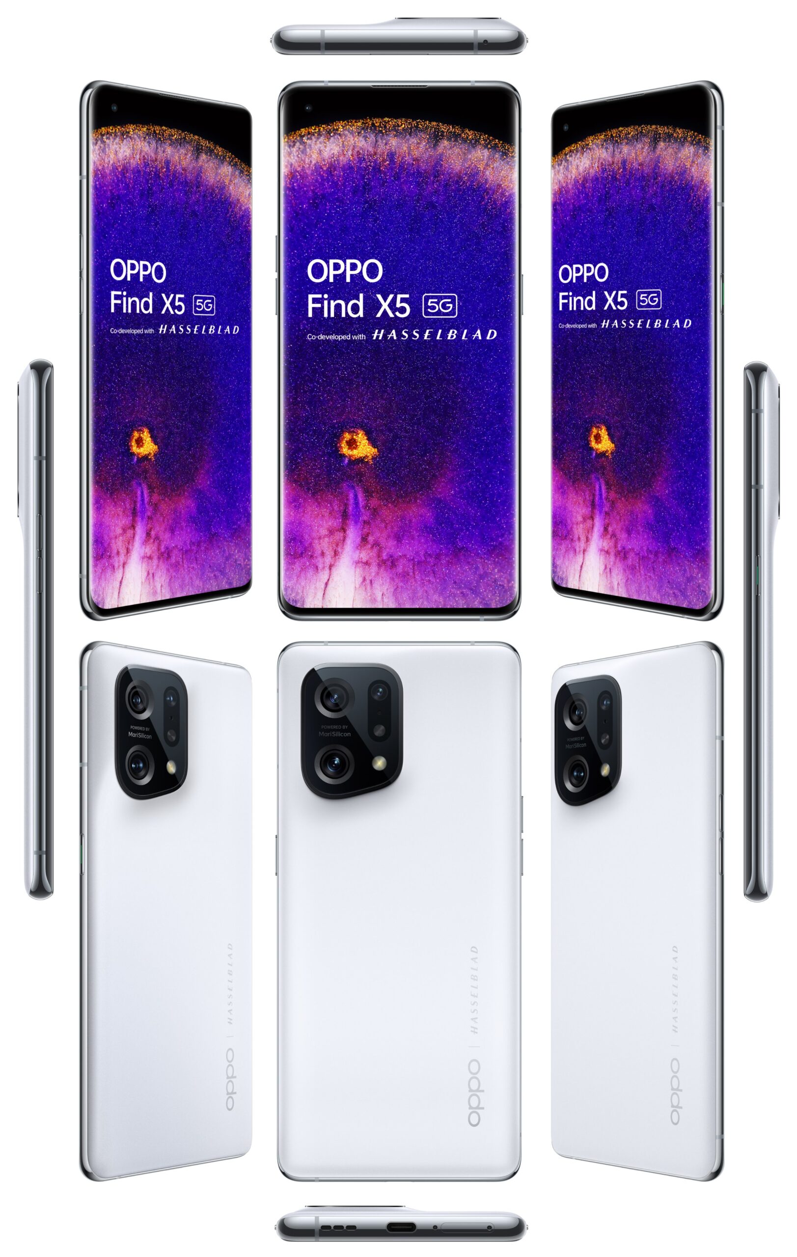 Oppo Find X5 in Ceramic Weiss