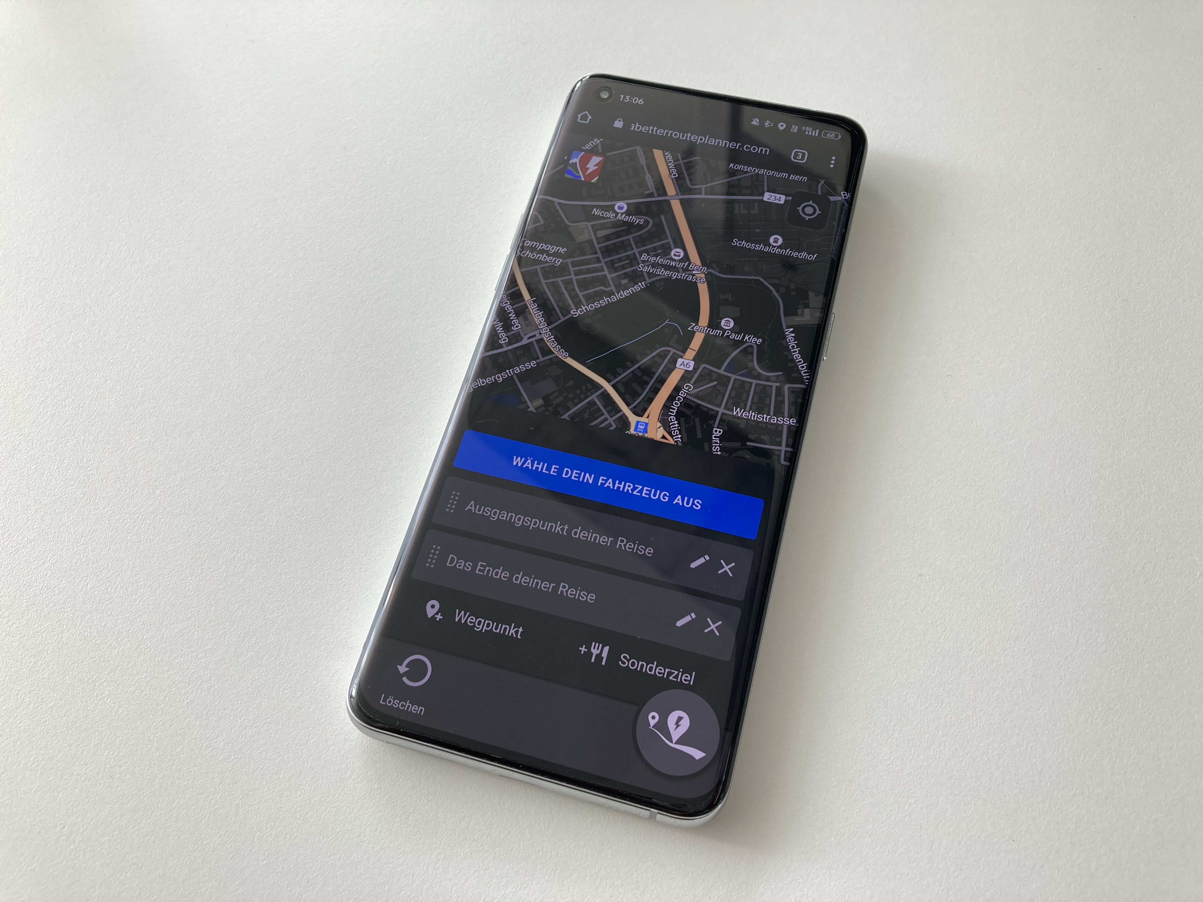 Oppo Find X5 Pro mit A better Routeplaner