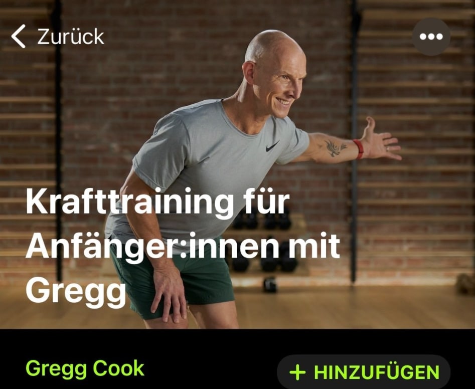 Apple Fitness+ Test.