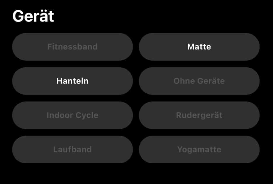 Apple Fitness+ Test.